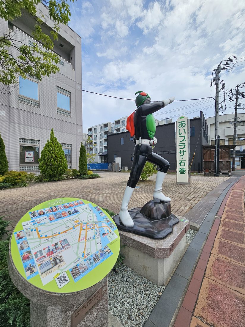 10:37 石巻マンガロード 導覽地圖